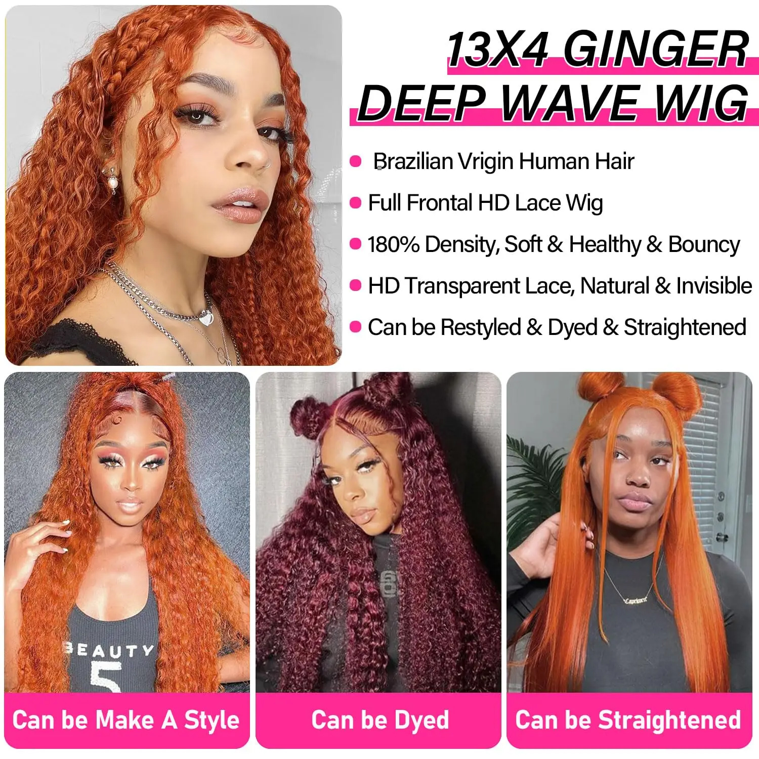 250% Density Water Wave 350 Hi - Luxury Lifestyle Hair recension och pris