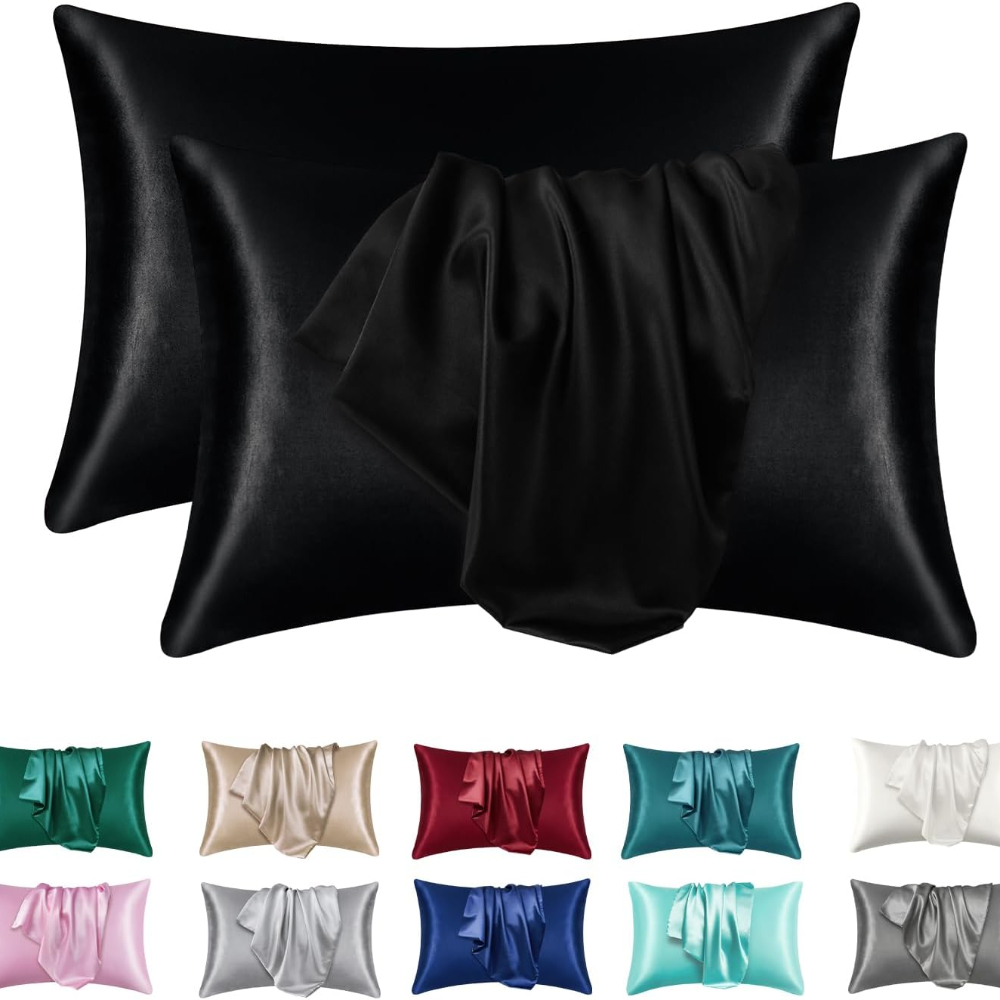 1/2pcs Satin Silk Pillowcase f - Silk Pillowcase Set recension och pris
