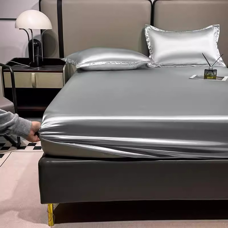 Bedroom Summer Bedsheets Satin - Silk Pillowcase Set recension och pris