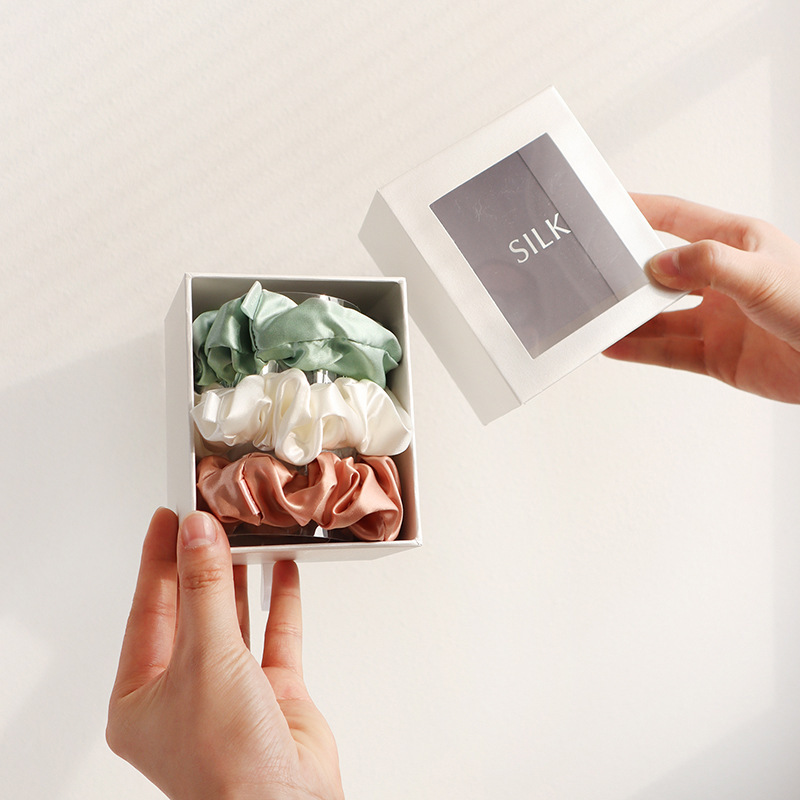 Wholesale 4CM Pure Silk Scrunc - Silk Pillowcase Set recension och pris