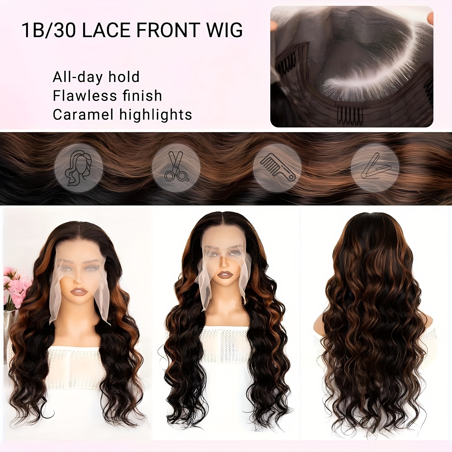 5X5 1B/30 Highlight Ombre Brow - Luxury Lifestyle Hair recension och pris
