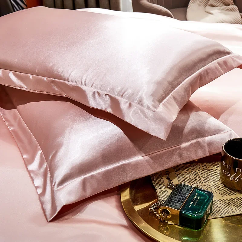 2PCS 100% Pure Real Silk pillo - Silk Pillowcase Set recension och pris