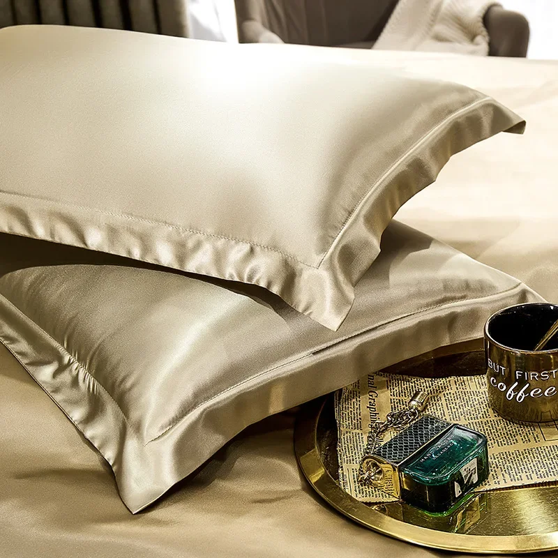 2PCS 100% Pure Real Silk pillo - Silk Pillowcase Set recension och pris