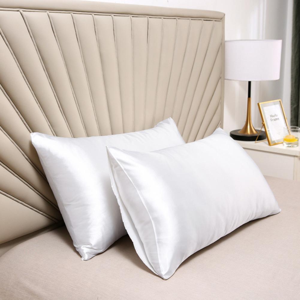 Luxury Satin Pillow Case For H - Silk Pillowcase Set recension och pris