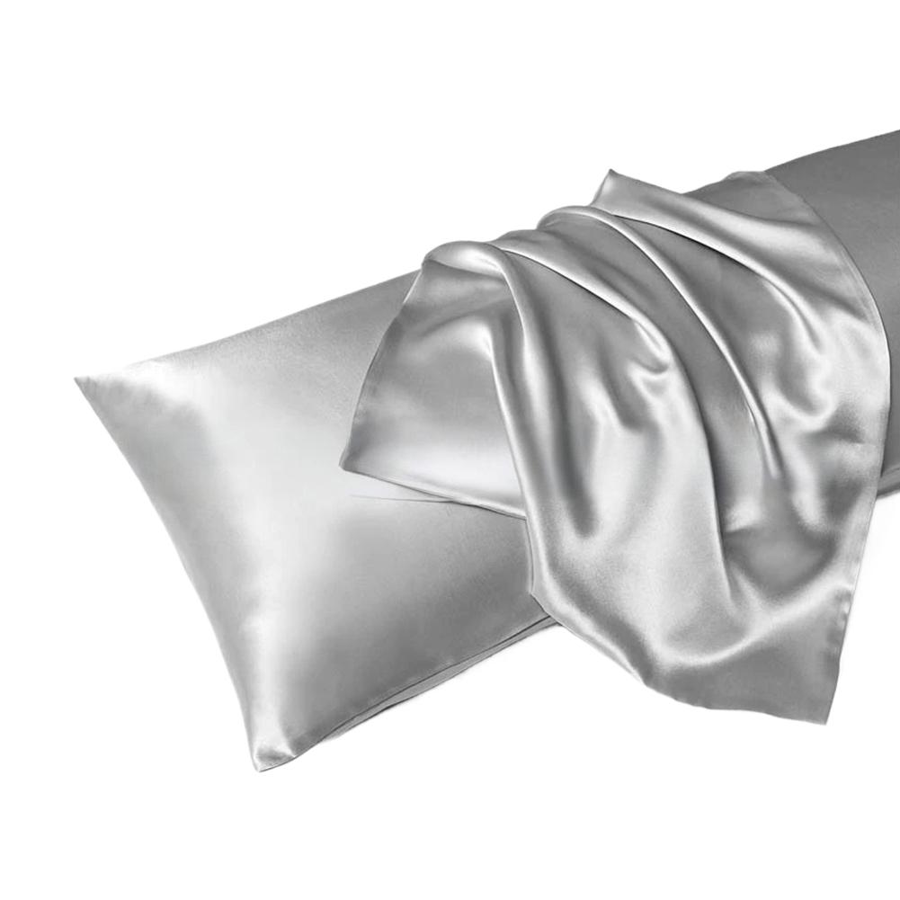 Luxury Satin Pillow Case For H - Silk Pillowcase Set recension och pris