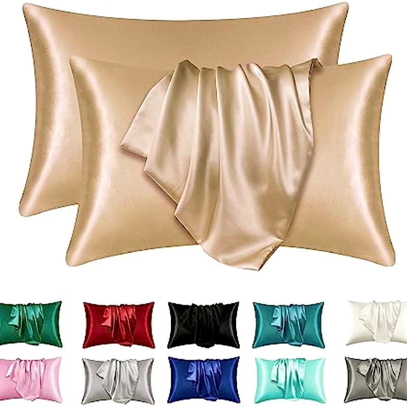 2pcs Satin Silk Pillowcase for - Silk Pillowcase Set recension och pris