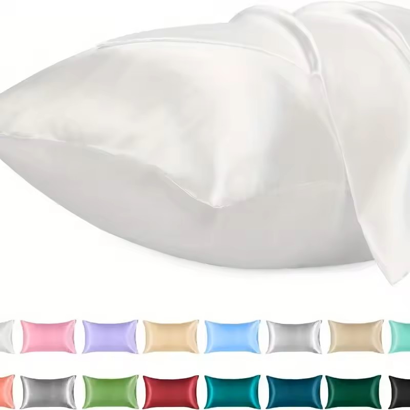 1PC Satin Pillowcase for Hair  - Silk Pillowcase Set recension och pris