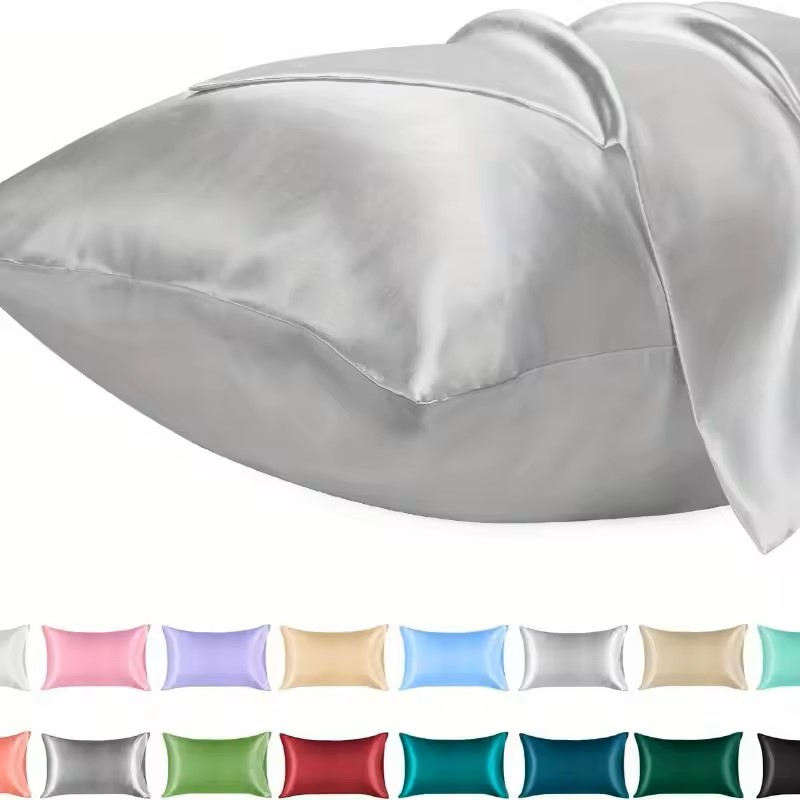 1PC Satin Pillowcase for Hair  - Silk Pillowcase Set recension och pris
